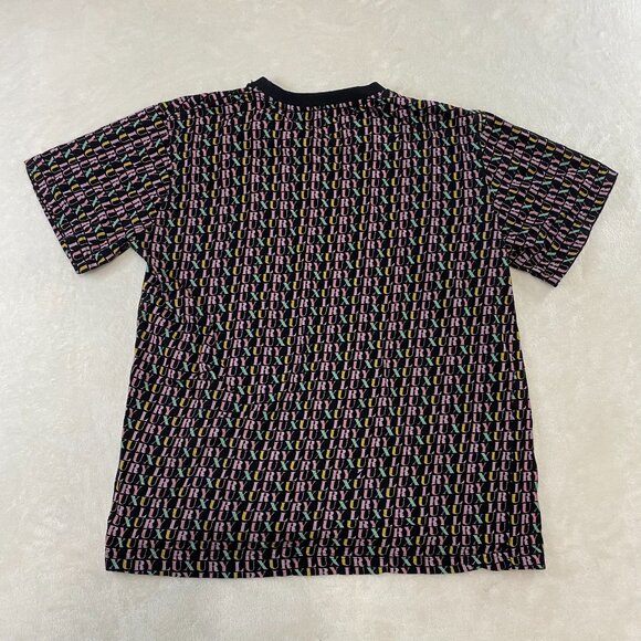 Eighty Eight Brand Black T-Shirt LUXURY Monogram Print Short Sleeve Large - Picture 5 of 8